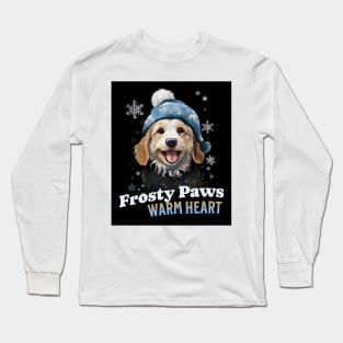 Frosty Paws Warm hearts Long Sleeve T-Shirt